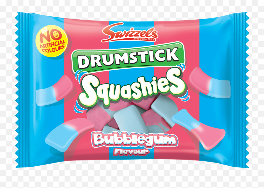 Swizzels Drumstick Bubblegum Squashies 45g - Packet Emoji,Bubblegum Emoji