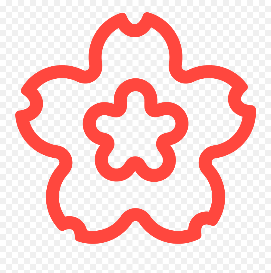 White Flower Emoji Clipart - Clip Art,Emoji With Red Flower Tag