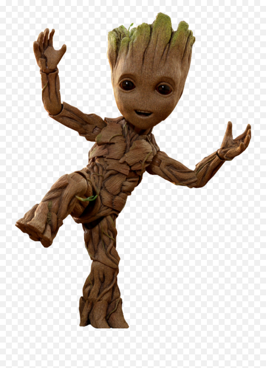 Groot Iamgroot Marvel Edit Sticker - Baby Groot Png Emoji,Groot Emoji