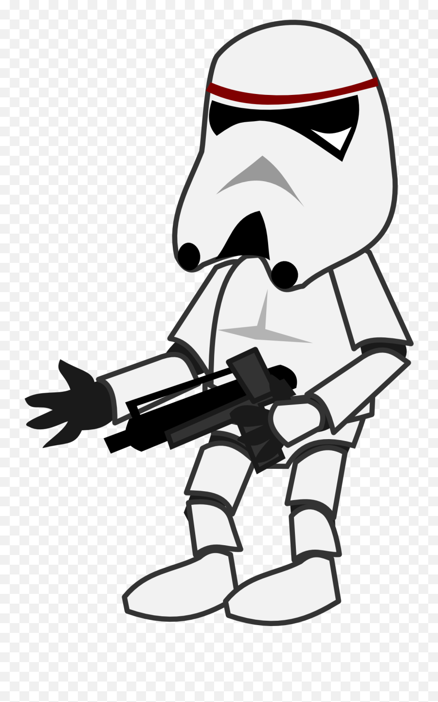 Star Wars Storm Trooper Drawing Free Image - Starwar Clip Art Emoji,Emotions Of A Stormtroopers