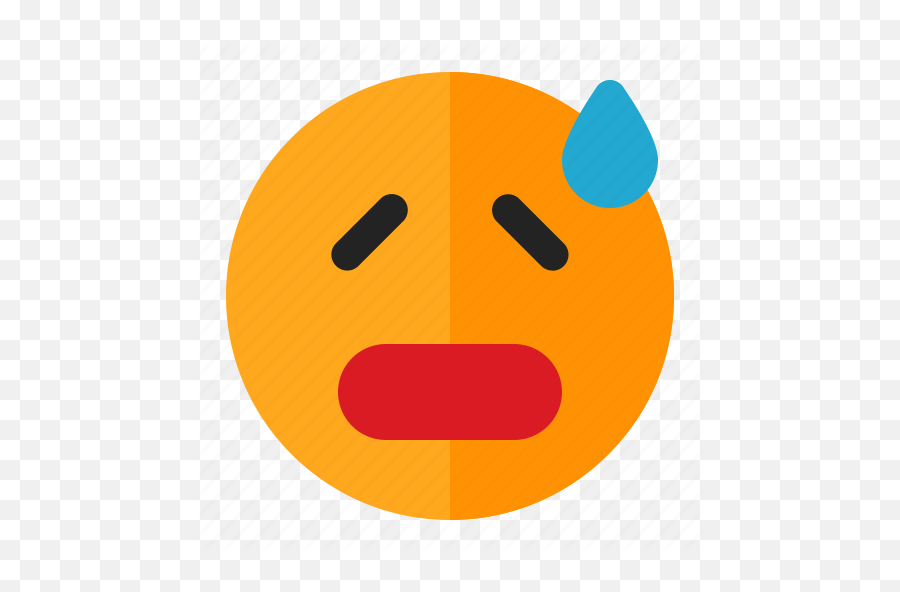 Disappointed Emoji Emoticon Sad Tired Icon - Download On Iconfinder Happy,Dissapointed Emoji