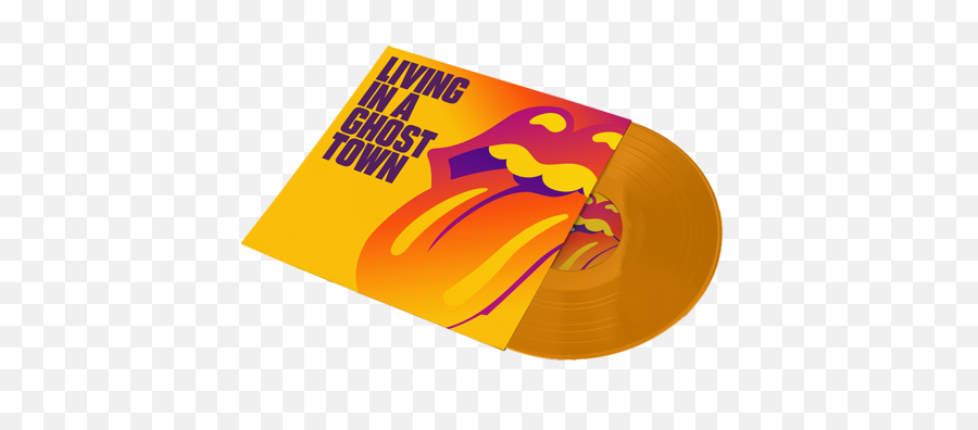 Living In A Ghost Town Orange Vinyl - Rolling Stones Ghost Town Vinyl Emoji,Discogs Emotion Cringey