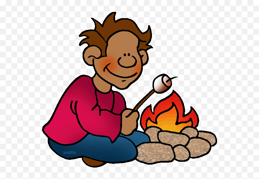 Sports Clip Art - Person Roasting Marshmallow Clipart Emoji,Trampoline Art And Emotions