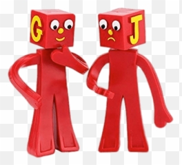 Gumby Characters The Blockheads Pnglib U2013 Free Png Library - Gumby Blockheads Png Emoji,Blockhead Emoticon