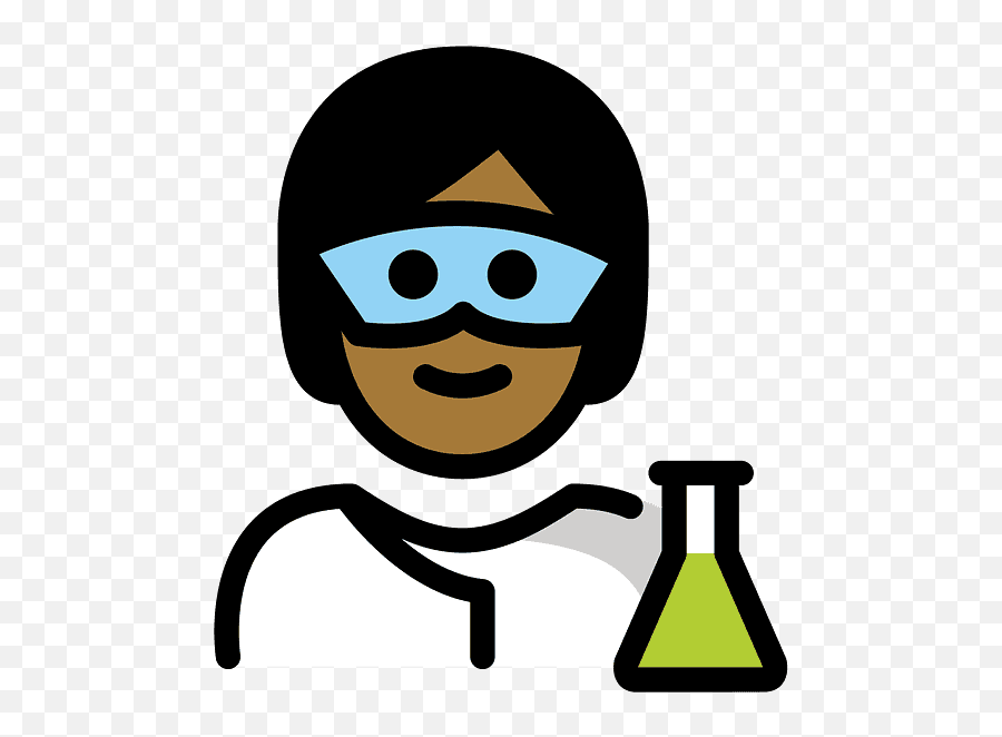 Scientist Emoji Clipart - Laboratory Flask,Beaker Emoji