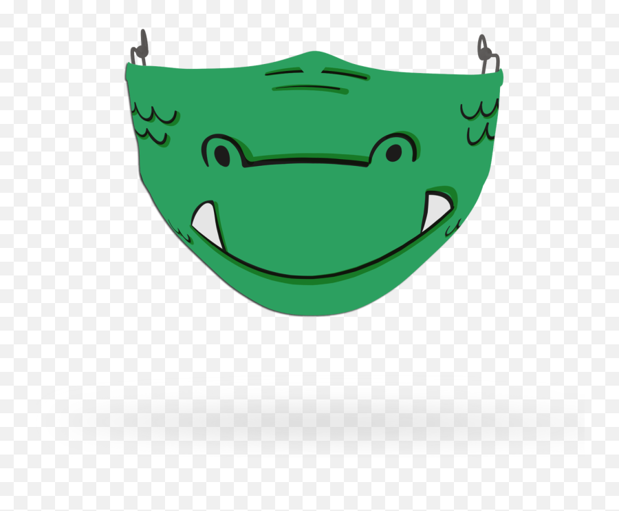 Kids Crocodile Face Covering Print - Happy Emoji,Monkey Covering Face Emoji