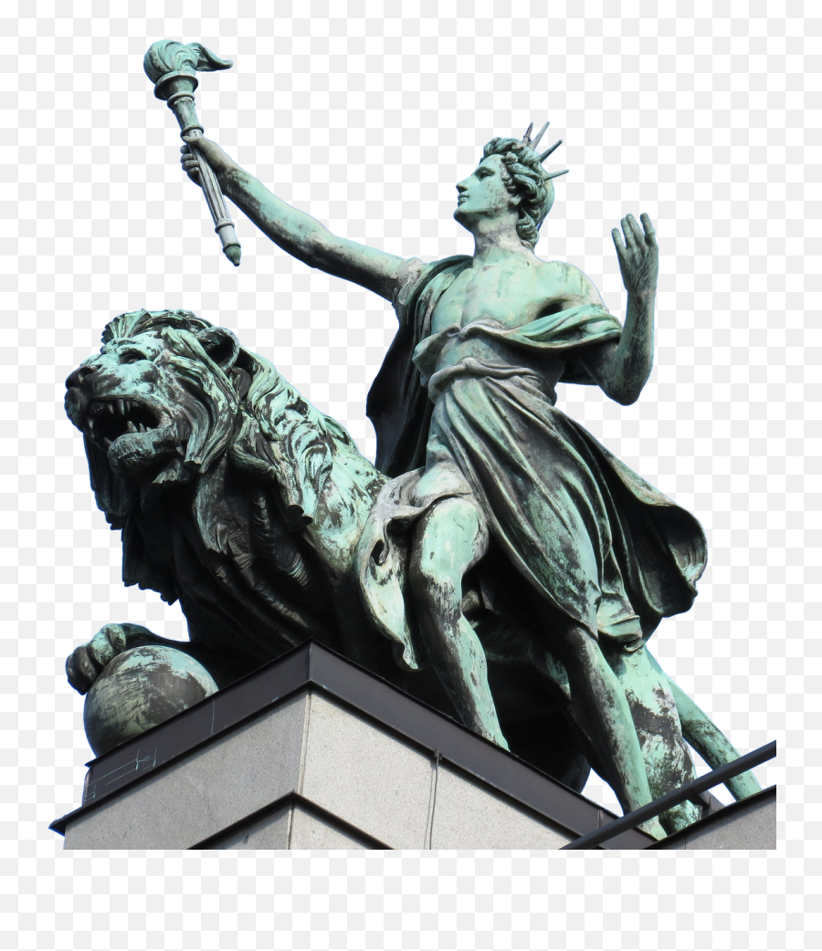 Statue Ruler Lion Sculpture Public Domain Image - Freeimg Czech National Bank Emoji,Roman Sculpture With Human Emotion