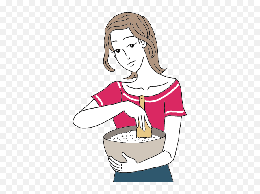 Rice - For Women Emoji,Eating Rice Emoji