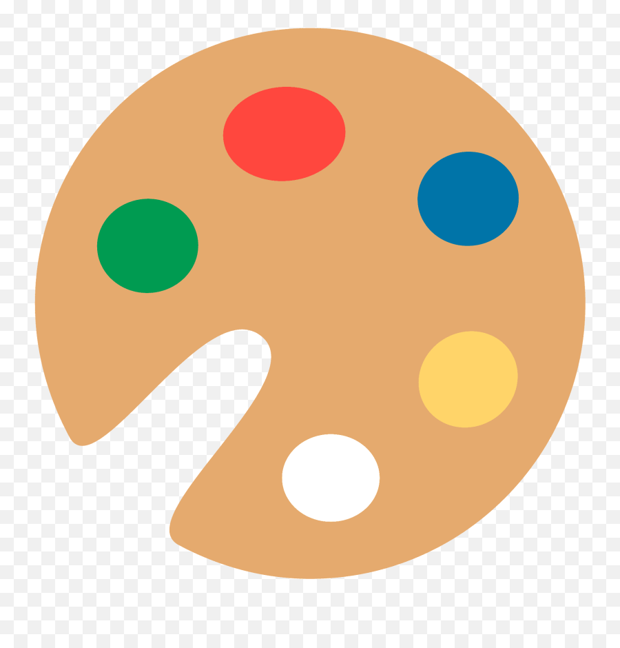 Artist Palette Emoji - Emoji De Pintura,Painting Emoji