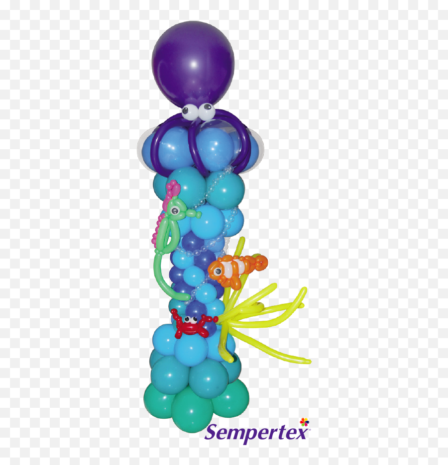 Balloon Animals Png - Animales De Mar Con Globos 5480347 Octopus Balloon Column Emoji,Emojis Para Decorar