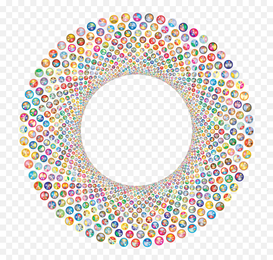 Peace Sign Shutter Vortex Prismatic - Shutter Icon Colorful Clip Art Emoji,Capricorn Sign Emoji