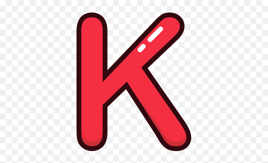 Alphabet H - M Baamboozle Emoji,Red K Emoji
