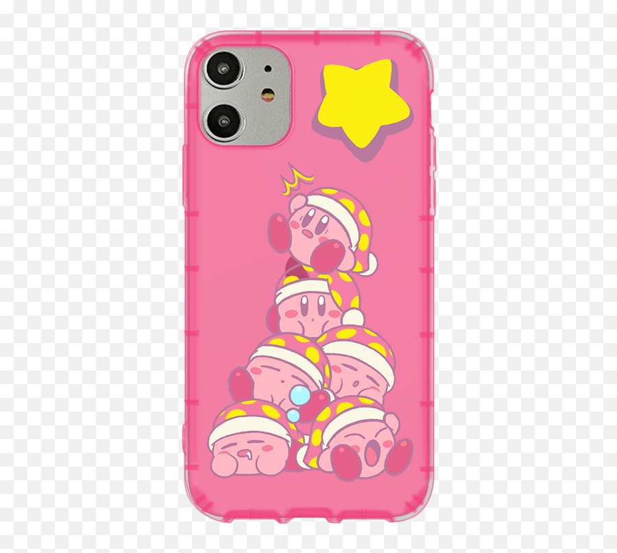 Kirby Iphone Case Neon Pink Iphone Case Kirby Art Cute Kirby Accessories - Regisbox Emoji,How To Make A Emoticon Kirby