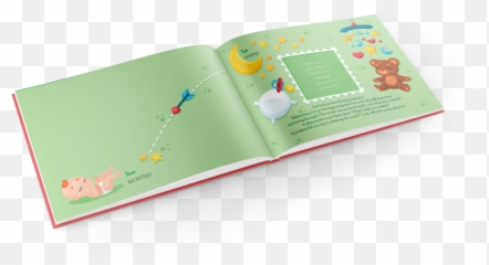 Best First Year Baby Book Personalized Baby Book With Name Emoji,Little Girl Text Emoticon