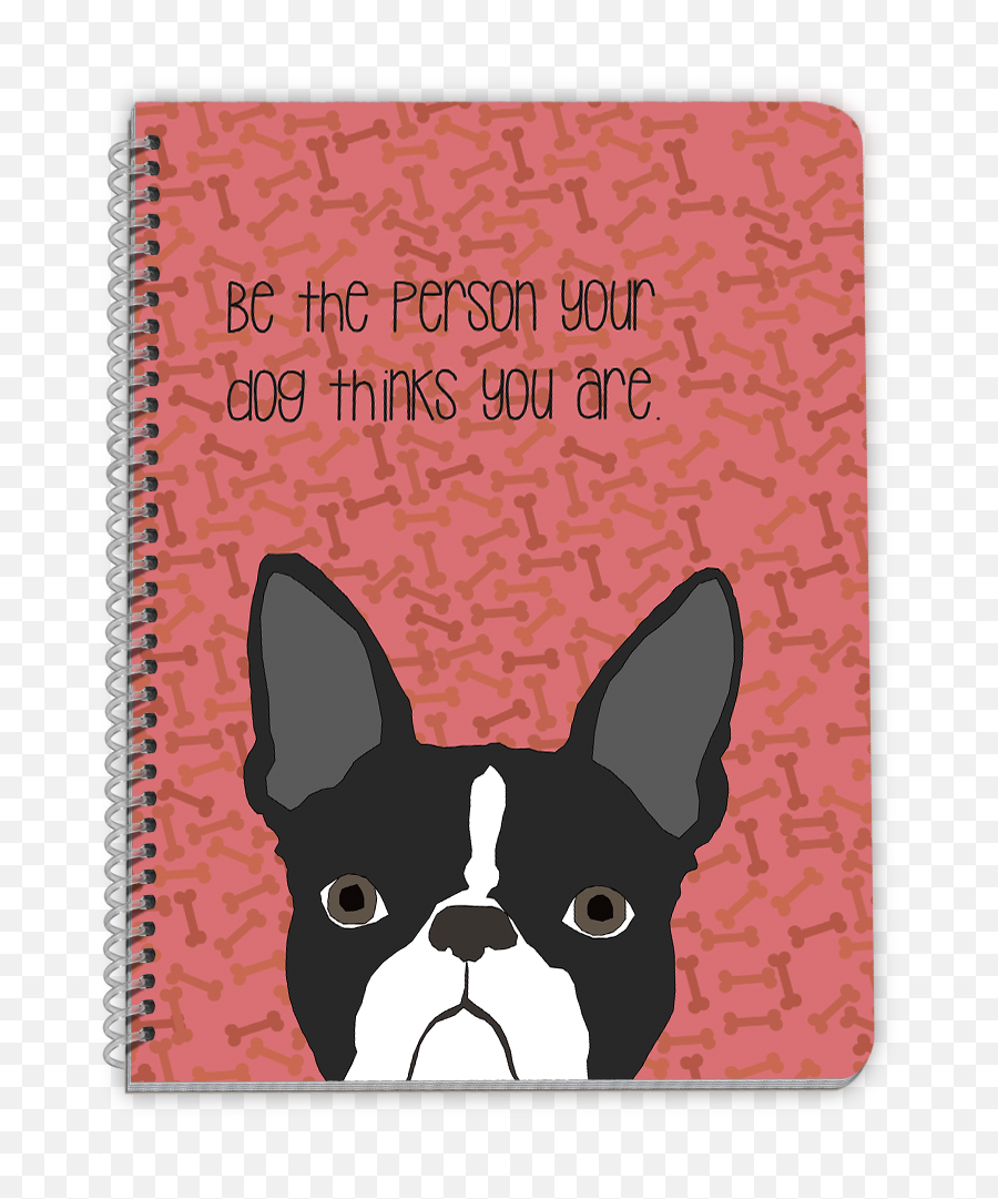 Dog Lover Notebooks Emoji,French Bulldog Emoticon Butt