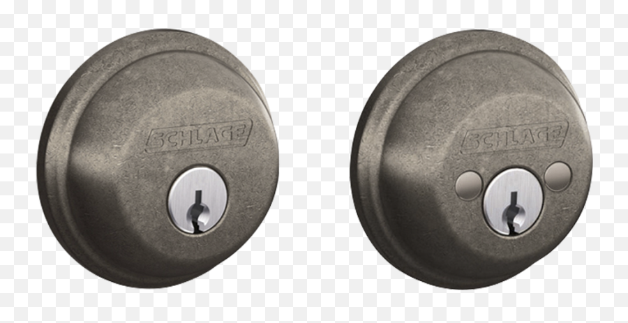 Schlage Satin Nickel Double Cylinder - Solid Emoji,Emoji Icons Bracelets