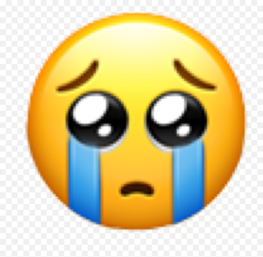 Sad Cry Iphone Emoji Sticker By Norak - Happy,Crying Emojis