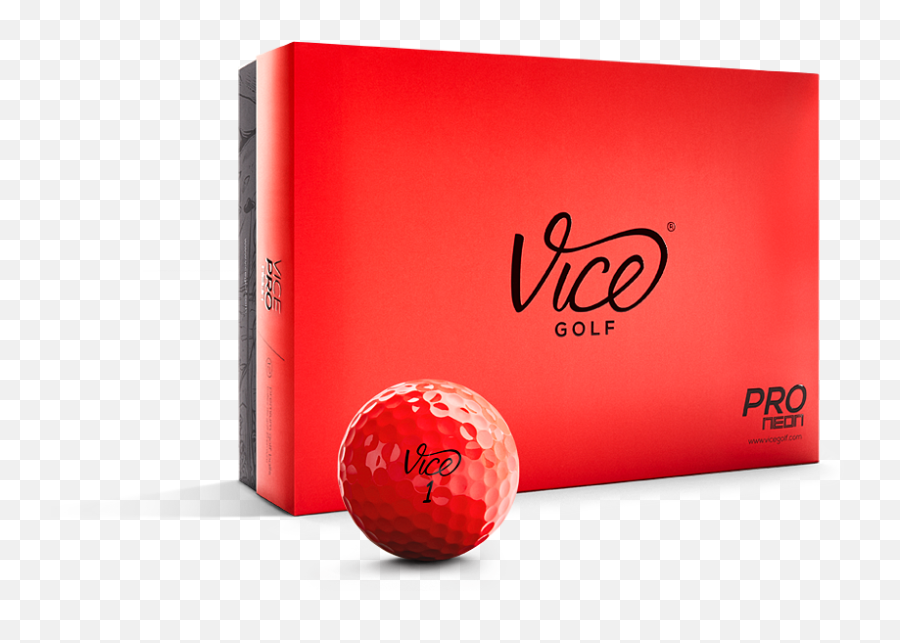 Vice Golf Pro Balls Neon Red 12 Pack Emoji,Red Flag Emoji Apple