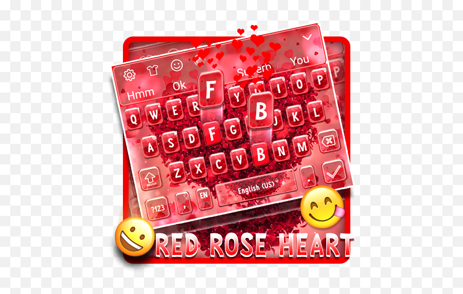 Red Rose Keyboard Theme - Programu Zilizo Kwenye Google Play Technology Applications Emoji,Shaka Emoji For Android