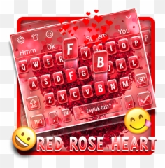 Red Rose Keyboard Theme - Programu Zilizo Kwenye Google Play Technology Applications Emoji,Shaka Emoji For Android