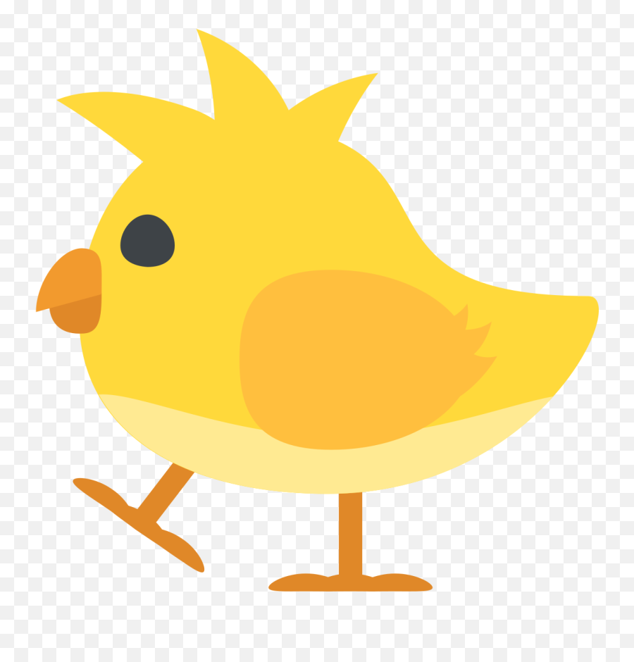 Baby Chick Emoji Clipart - Happy,Yellow Bird Emoji