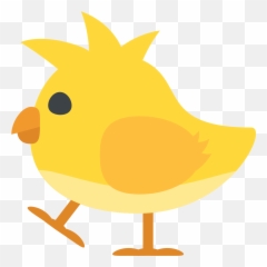 Baby Chick Emoji Clipart - Happy,Yellow Bird Emoji