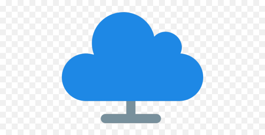 Blue Cloud Icon Png Clipart - Full Size Clipart 1022413 Icon Cloud Computing Png Emoji,Cpap Emoji