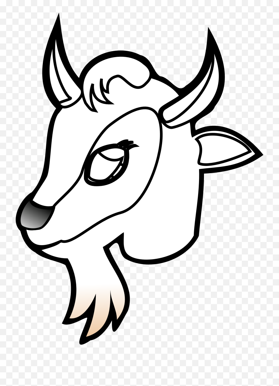 Clipart Goat Market Goat Clipart Goat - Goat Head Clipart Png Emoji,Goat Head Emoji