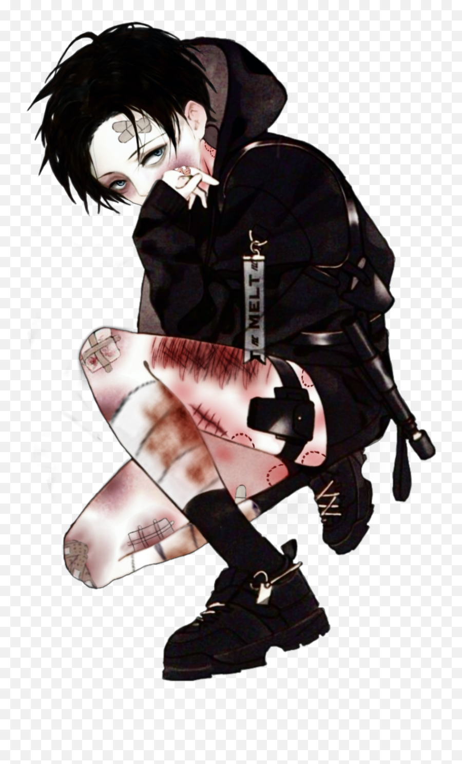 Levi Sticker By Zex034 - Punk Fashion Emoji,Levi Ackerman Emoji