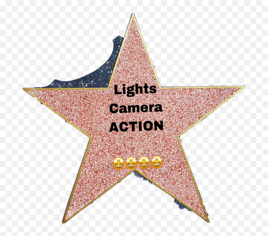 The Most Edited Hollywoodstar Picsart - Hollywood Walk Of Fame Emoji,Lights Camera Action Emoji