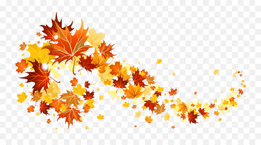 Fall Leaves Transparent Png Download - Clip Art Transparent Background Fall Leaves Emoji,Fallen Leaves Emoji