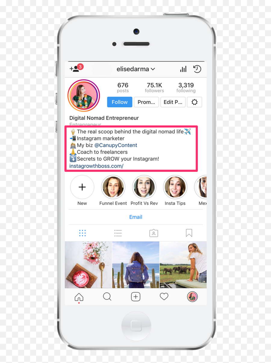Skyrocket Your Growth - Instagram Bio Step By Step Emoji,Instagram Bio Emoji