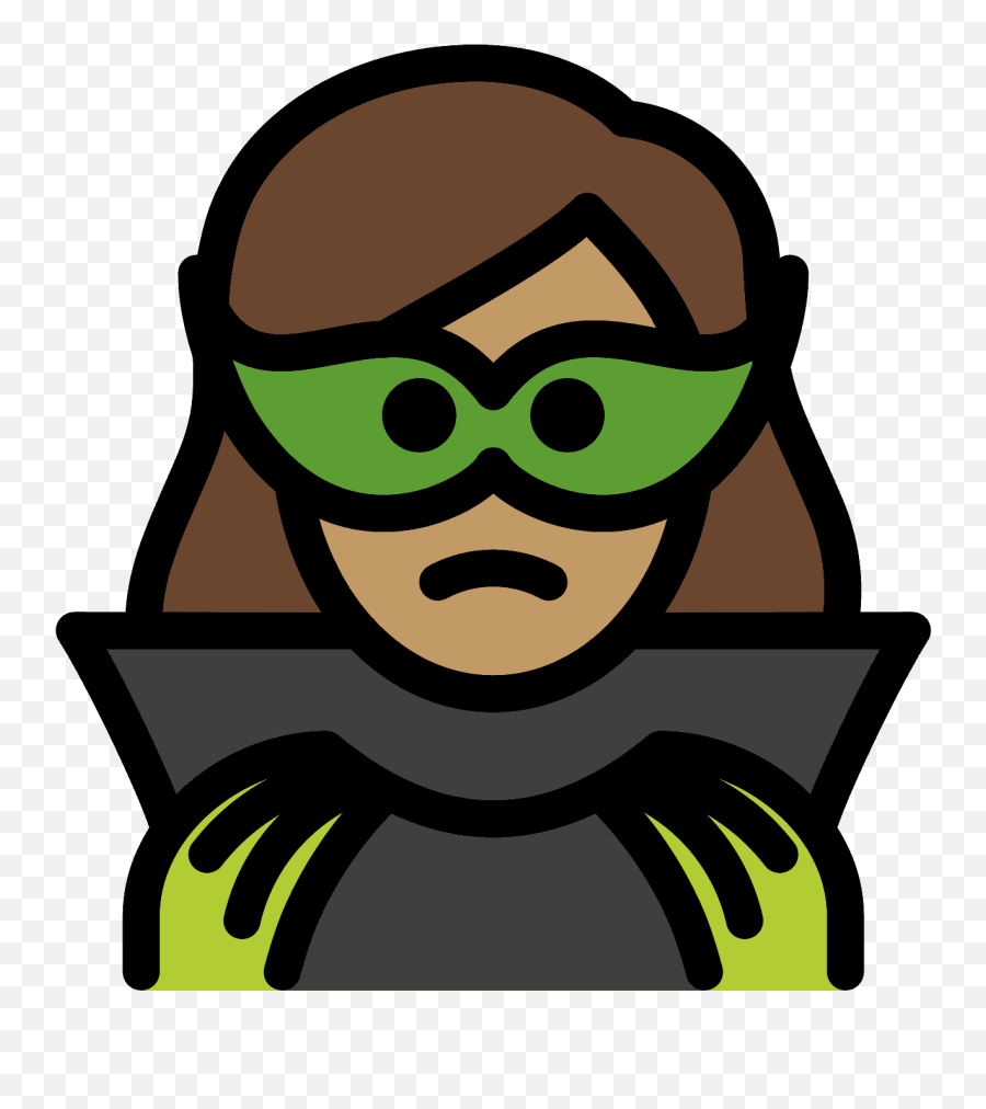 Woman Supervillain Emoji Clipart - Supervillain,Fairy Emoji Android