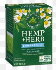 4 Plant - Traditional Medicinals Teas Stress Relief Tea 16 Bag Emoji,Chamoile Emotions