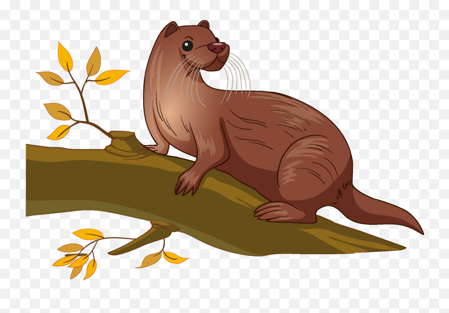 Otter Clipart - North American River Otter Emoji,Otter Emoji