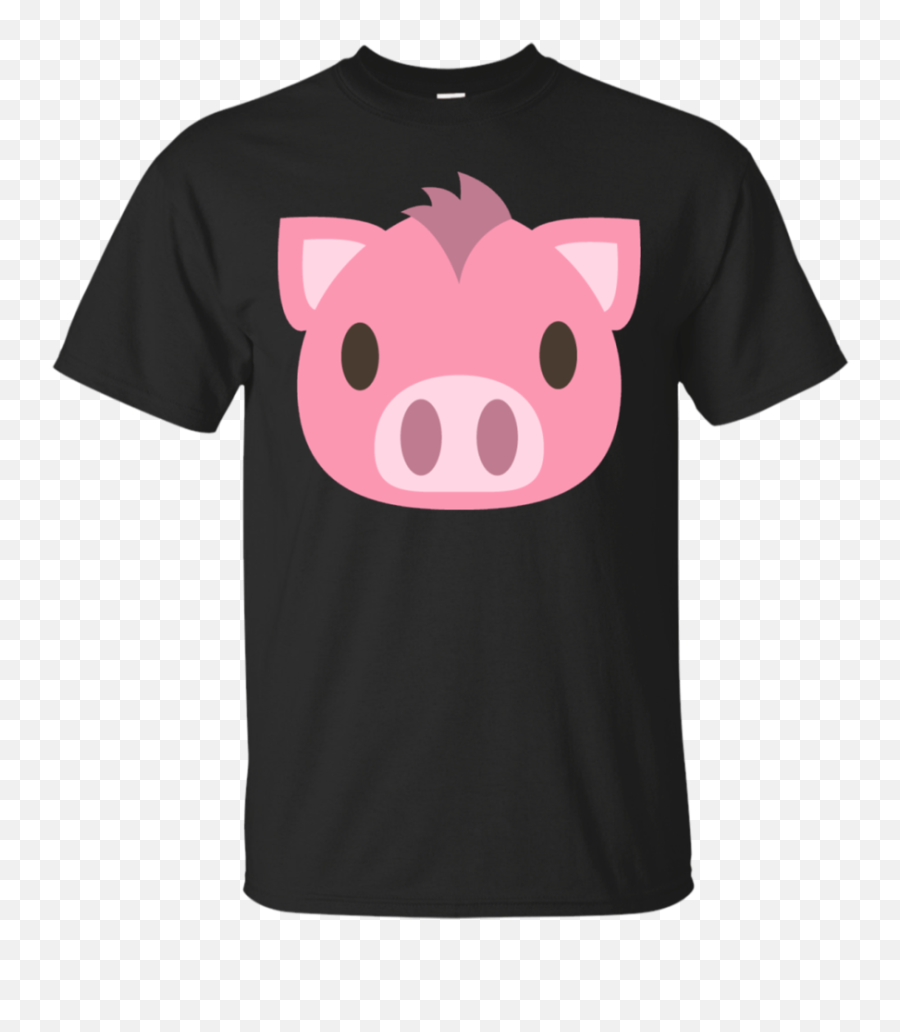 Pig Face Emoji T - Powerline Shirt,Sun Face Emoji