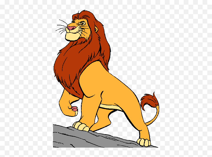 Disney Lion King Clipart - Mufasa Lion King Artwork Emoji,Lion King Rafiki Emotion