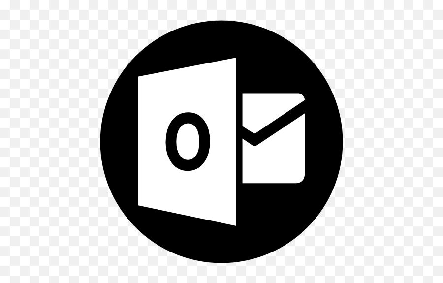 Outlook Free Icon Of Address Book Providers In Black U0026 White - Outlook Emoji,Emoticons In Outlook 2013 Emails