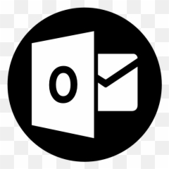 Outlook Free Icon Of Address Book Providers In Black U0026 White - Outlook Emoji,Emoticons In Outlook 2013 Emails