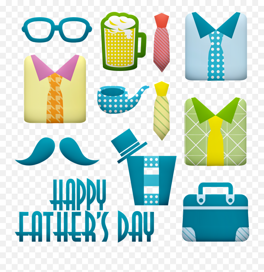 Corbatas Dia Del Padre Clipart - Full Size Clipart 5489081 Emoji,Versiculos Con Emojis