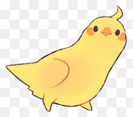 Anime Aesthetic Yellow Sticker - Happy Emoji,Birb Emoji