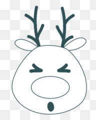 Vetores E Modelos De Antlers - Dot Emoji,Emoticon Esperando Resposta