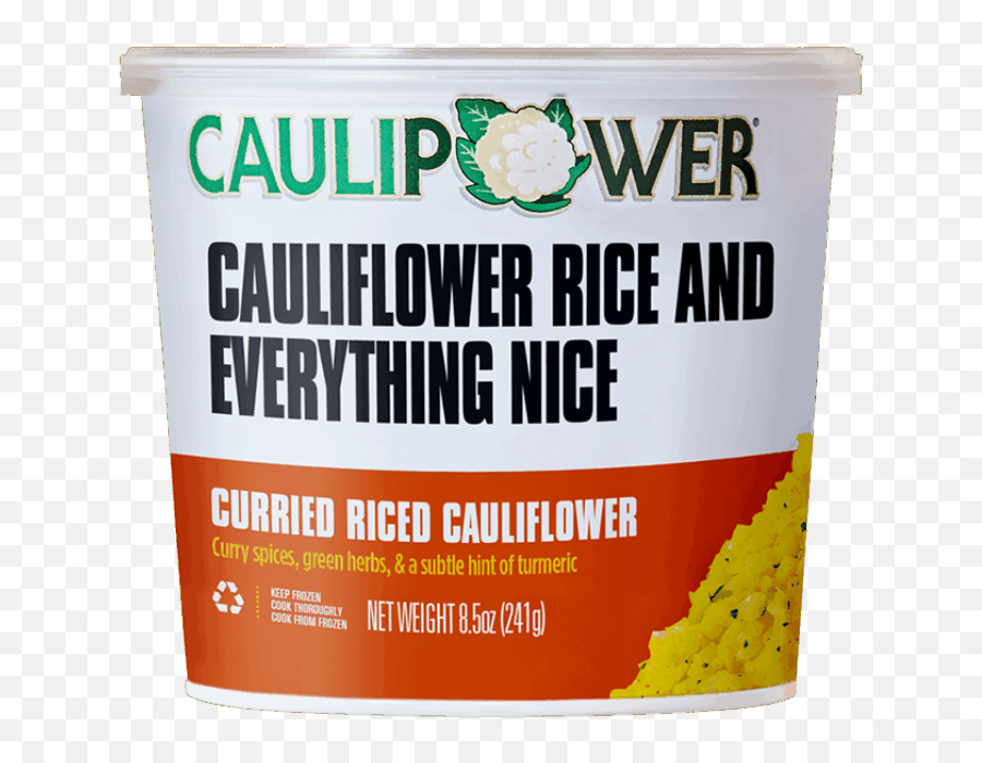 Curried Riced Cauliflower - Product Label Emoji,Eating Rice Emoji