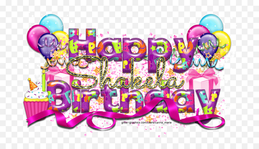 Happy Birthday Animated Glitter Graphics Page 1 - Line Glitter Clip Art Happy Birthday Emoji,Happy Birthday Emoticons