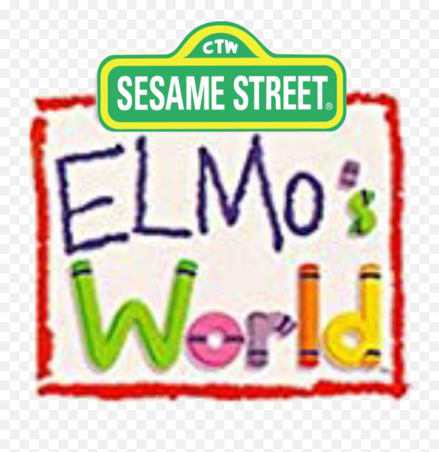 Sesame Street Elmou0027s World Sticker By Ethan Shaw - Ctw Sesame Street Logo Emoji,Amazon Emoji Stickers