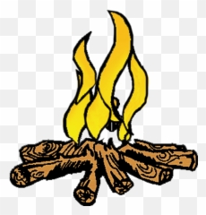 Download Cartoon Campfire Hd Image - Animated Clipart Fire Gif Emoji,Bonfire Emoji