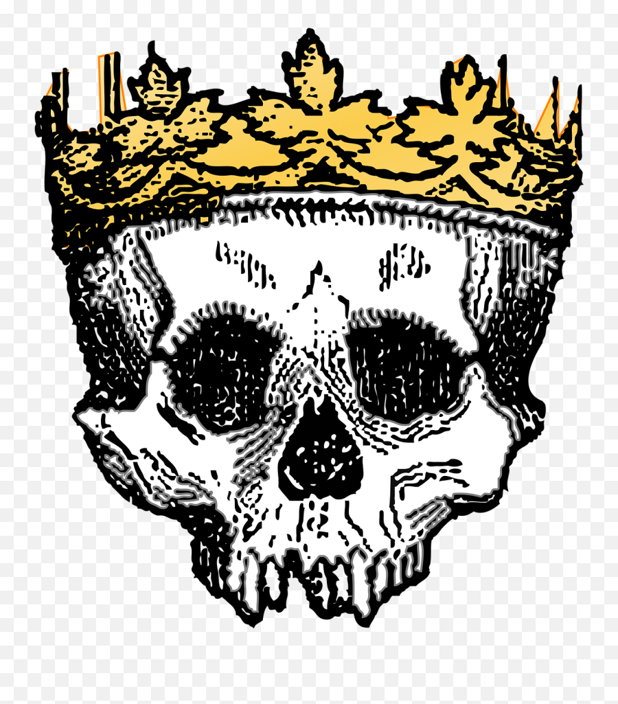 Crown Dead Death King Public Domain Image - Freeimg Public Domain Skull Art Emoji,Emoticon Gloriosa