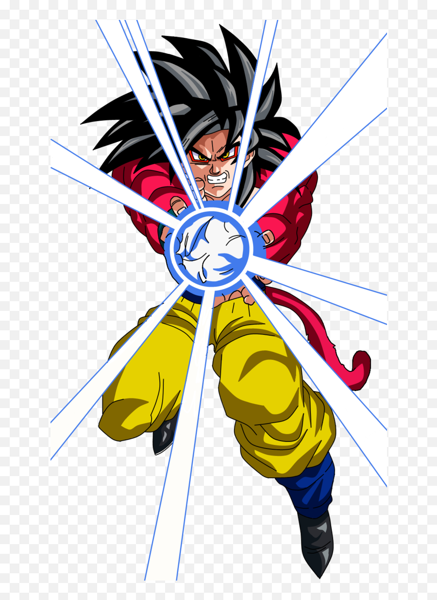 Goku Kamehameha Png - Gogeta Big Bang Kamehameha X100 Png Goku Emoji,Super Saiyan Emotions