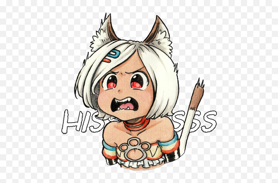 Telegram Sticker 109 From Collection Animezatrista 3 Emoji,Xenoblade Discord Emojis