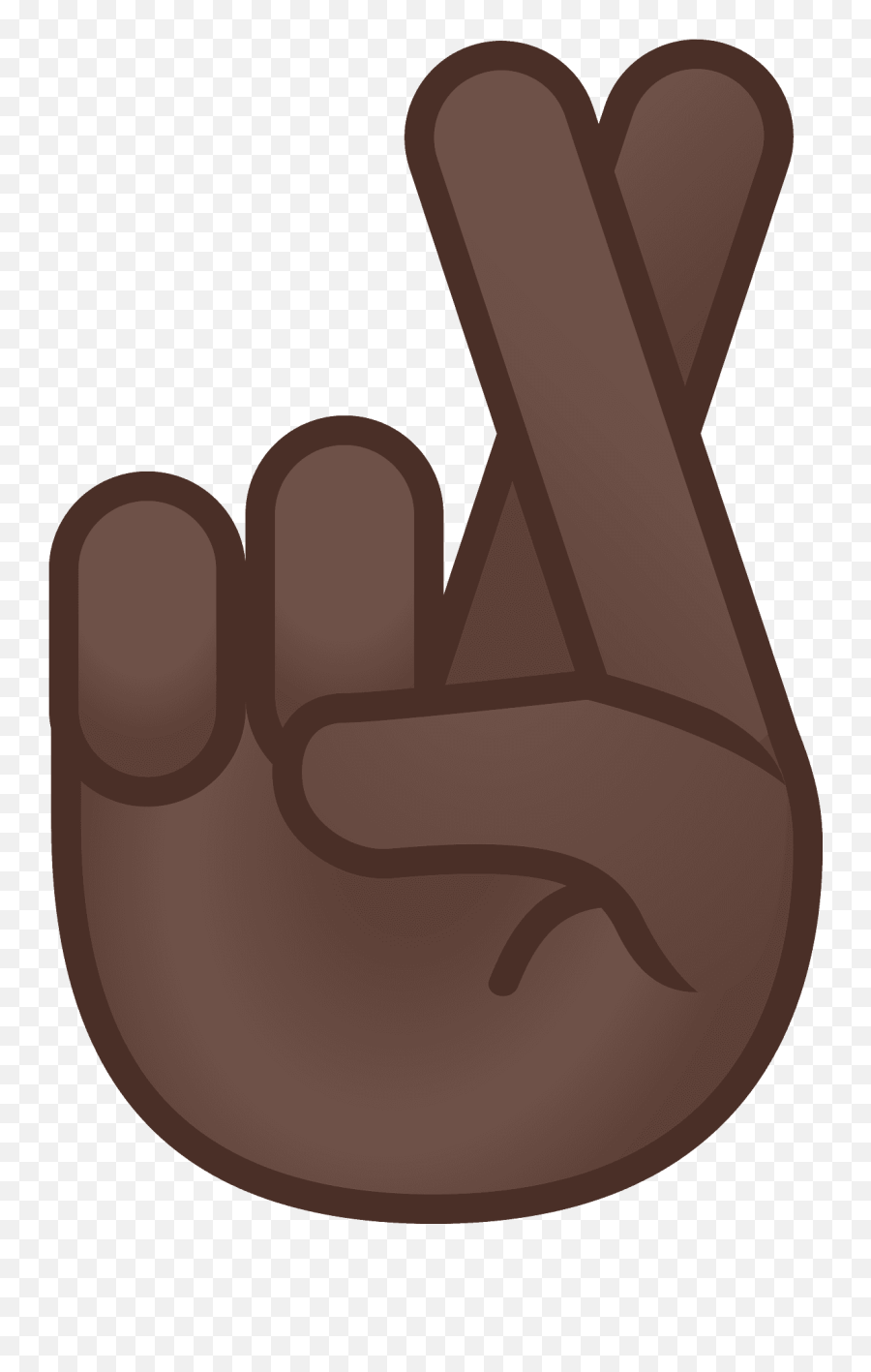 Crossed Fingers Emoji Clipart Free Download Transparent,Light Brown Skin Emoticon Meaning